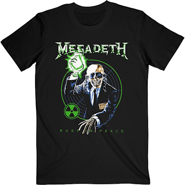 Megadeth Unisex Vuxen Rust In Peace Anniversary Target T-shirt Black L