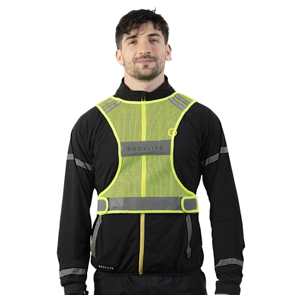 Bodylite Gear Unisex Vuxen Bodylite Reflekterande Hi-Vis Väst S-M Neon Yellow S-M