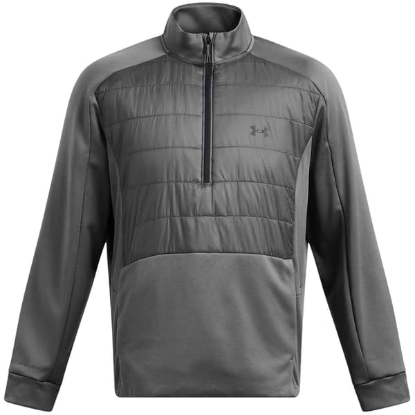 Under Armour Herr Solid Half Zip Sweatshirt L Grå Grey L