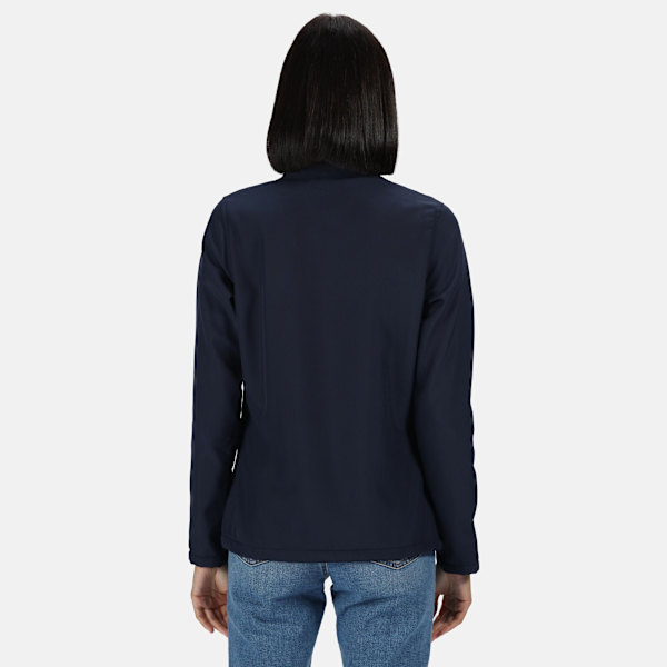 Regatta Womens/Ladies Ablaze Printable Soft Shell Jacket 12 UK Navy Blue/French Blue 12 UK