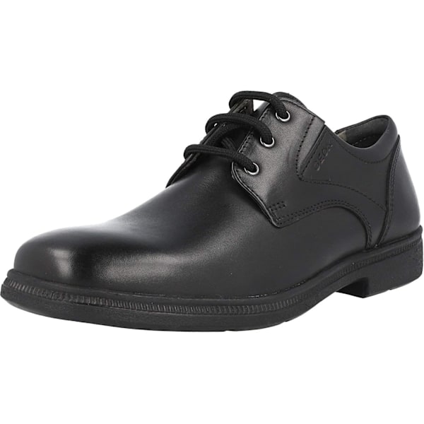 Geox Boys Federico Läderskolskor 13 UK Barn Svart Black 13 UK Child