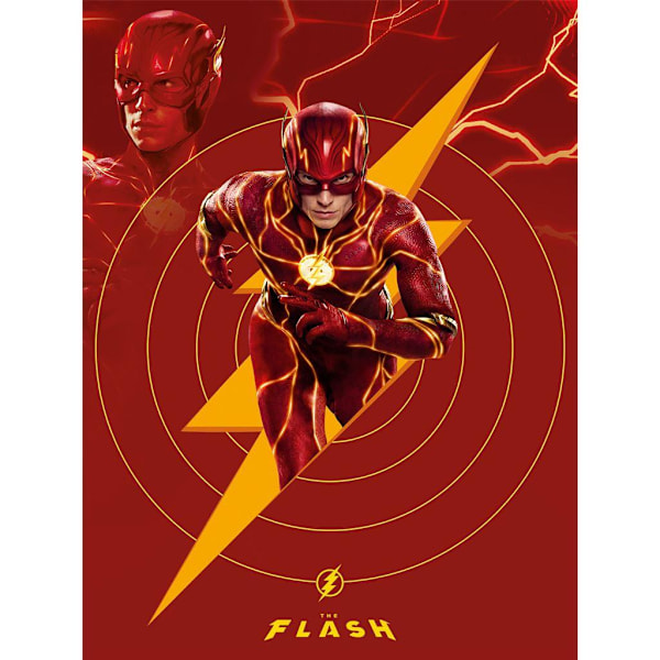 The Flash Energy Canvas Print 40cm x 30cm Röd/Gul Red/Yellow 40cm x 30cm