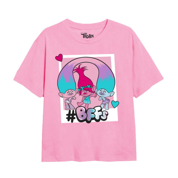 Trolls Girls Bff Polaroid T-shirt 3-4 år Ljusrosa Light Pink 3-4 Years