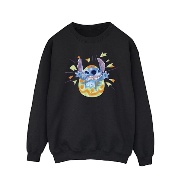 Disney Herr Lilo & Stitch Cracking Egg Sweatshirt L Svart Black L