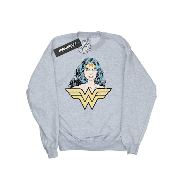 DC Comics Boys Wonder Woman Gaze Sweatshirt 9-11 år Sports G Sports Grey 9-11 Years