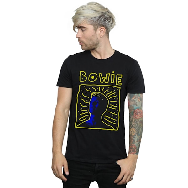 David Bowie Herr 90-tal Frame T-shirt S Svart Black S