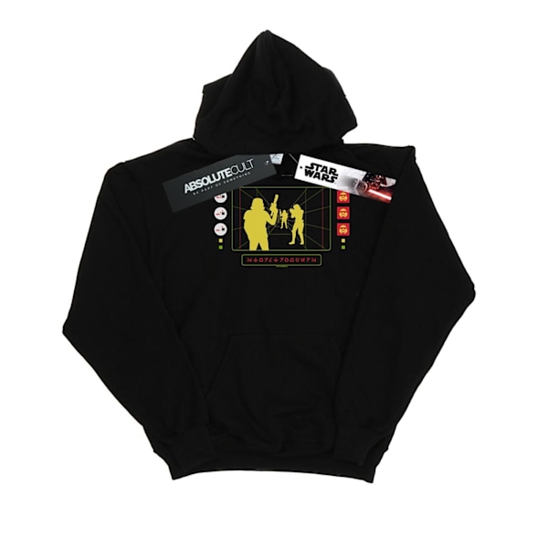 Star Wars Stormtrooper Targeting Computer Hoodie för flickor 9-11 år Black 9-11 Years
