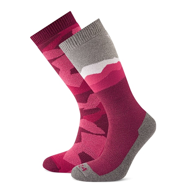 TOG24 Unisex Aleko skidstrumpor 3 UK-5 UK Hallon Raspberry 3 UK-5 UK