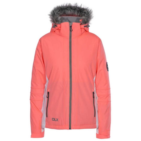 Trespass Dam/Dam Sandrine Waterproof Ski Jacket S Neon Co Neon Coral S