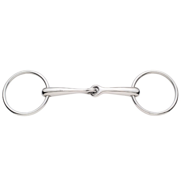 Korsteel Rostfritt Stål Solid Mundledat 16mm Lös Ring Sn Silver 5in