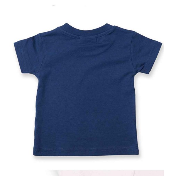 Larkwood Baby Plain T-Shirt 0-6 månader Marinblå Navy 0-6 Months