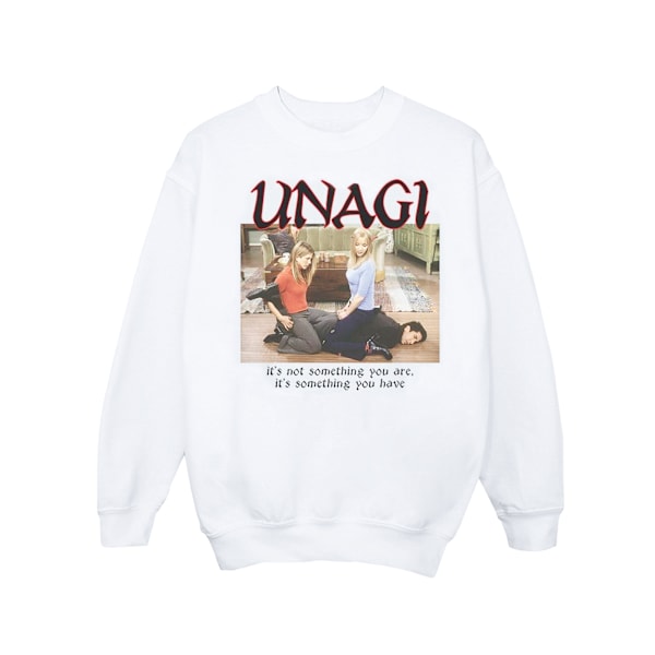 Friends Girls Unagi Foto Sweatshirt 9-11 År Vit White 9-11 Years