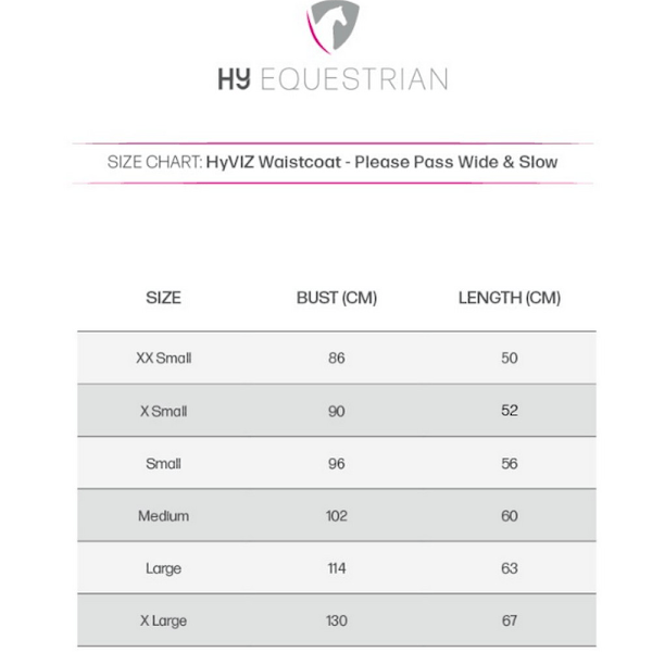 HyVIZ Dam/Kvinnor Hög-Vis Väst XXS Rosa/Svart Pink/Black XXS