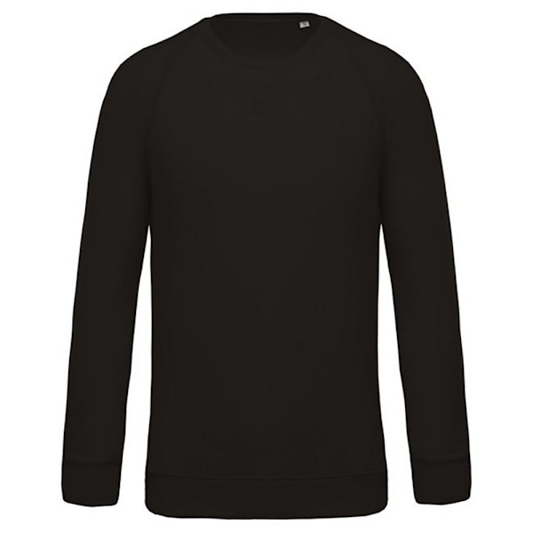 Kariban Herr Ekologisk Bomull Crew Neck Raglan Sweatshirt S Svart Black S