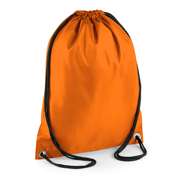 BagBase Budget Vattentålig Sport Gymsac Dragsnöre Väska (11 Orange One Size