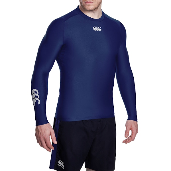 Canterbury Mens ThermoReg Long Sleeve Base Layer Top XXL Marinblå Navy XXL