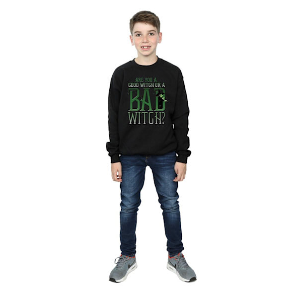 Trollkarlen från Oz Pojkar God Häxa Ond Häxa Sweatshirt 5-6 År Black 5-6 Years