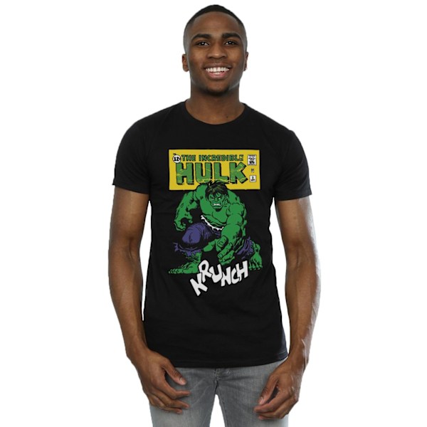 Hulk herr Krunch bomull T-shirt 3XL svart Black 3XL