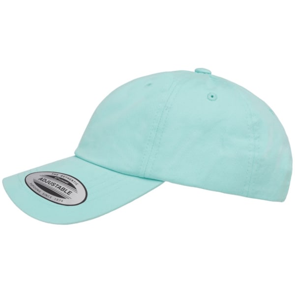 Flexfit By Yupoong Peached Cotton Twill Dad Cap One Size Diamon Diamond Blue One Size