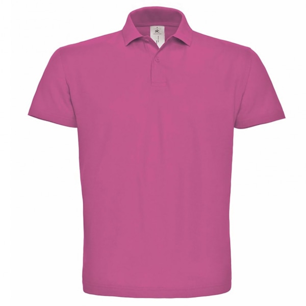 B&C ID.001 Herr Kortärmad Polotröja 4XL Fuchsia Fuchsia 4XL