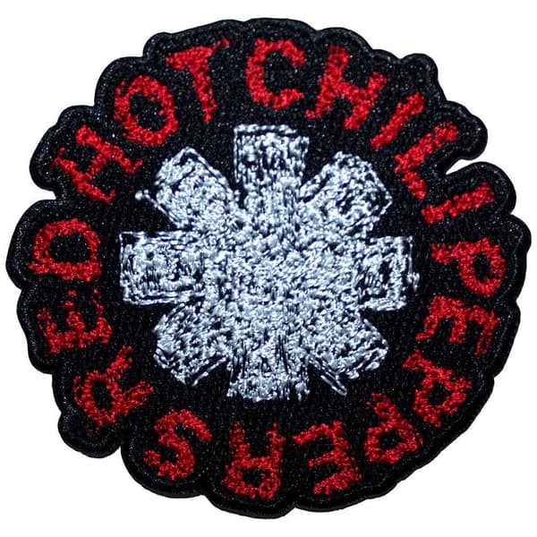Red Hot Chilli Peppers Klotter Asterisk Stryk På Patch One Size Red/White One Size