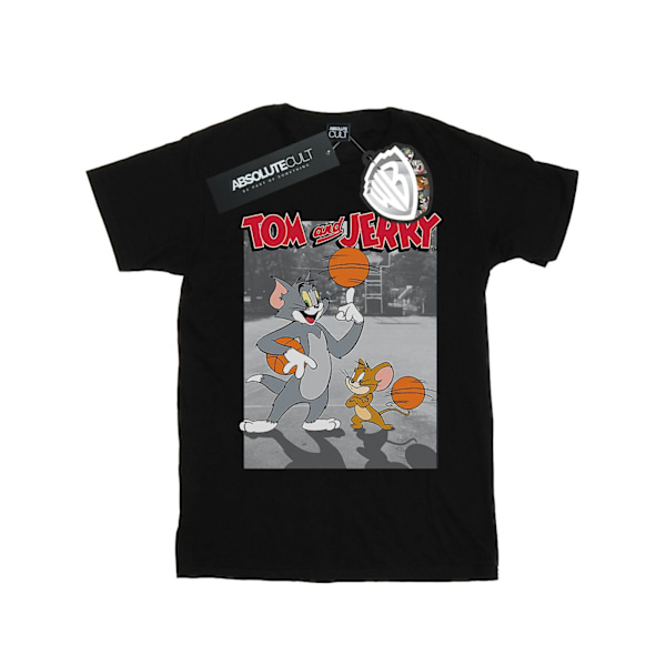 Tom And Jerry Mens Basketball Buddies T-Shirt M Svart Black M