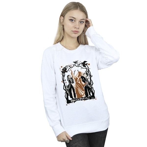 Disney Dam/Kvinnor Hocus Pocus Fåglar Sweatshirt XXL Vit White XXL