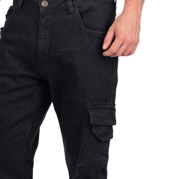 Lee Cooper Herr Denim Stretch Jeans 36R Svart Black 36R