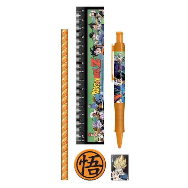 Dragon Ball Z-figurer Brevpapper Set En Storlek Flerfärgad Multicoloured One Size