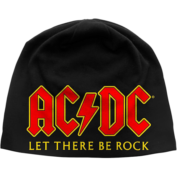 AC/DC Unisex Vuxen Let There Be Rock Beanie One Size Svart/Röd/ Black/Red/Yellow One Size