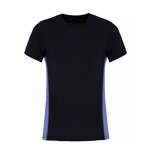 TriDri Dam/Kvinnor Kontrast Panel Prestanda T-Shirt M Marinblå/ Navy/Blue Melange M