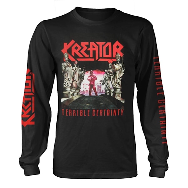 Kreator Unisex Adult Terrible Certainty Long-Sleeved T-Shirt XL Black XL