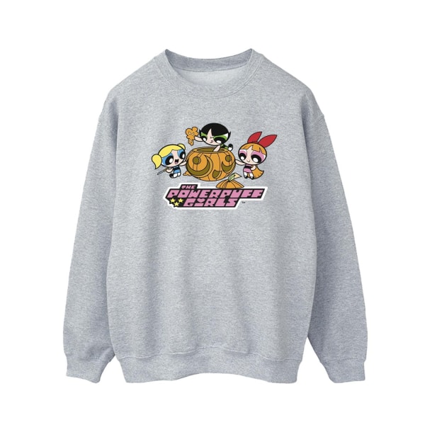 Powerpuff Girls Herr Flickor Pumpkin Sweatshirt XL Sports Gre Sports Grey XL