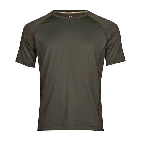 Tee Jays Cool Dry T-shirt med korta ärmar för män S Deep Green Deep Green S