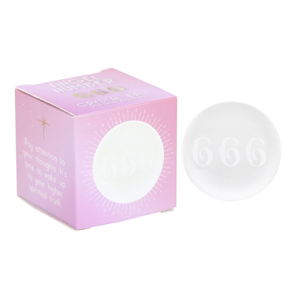 Something Different 666 Ängelnummer Kristallkula One Size Clea Clear One Size