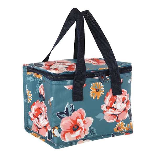 Något annorlunda Bee-utiful blommig lunchväska One Size Navy B Navy Blue/Pink One Size