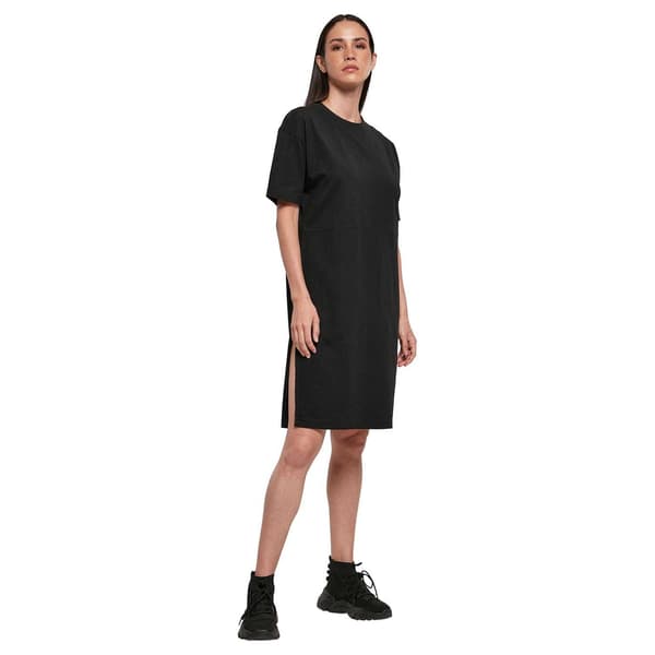 Bygg ditt varumärke Dam/Dam ekologisk delad fåll Oversized T-Sh Black M