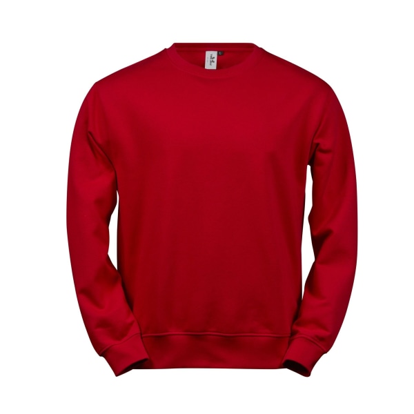 Tee Jays Herr Power Sweatshirt S Röd Red S