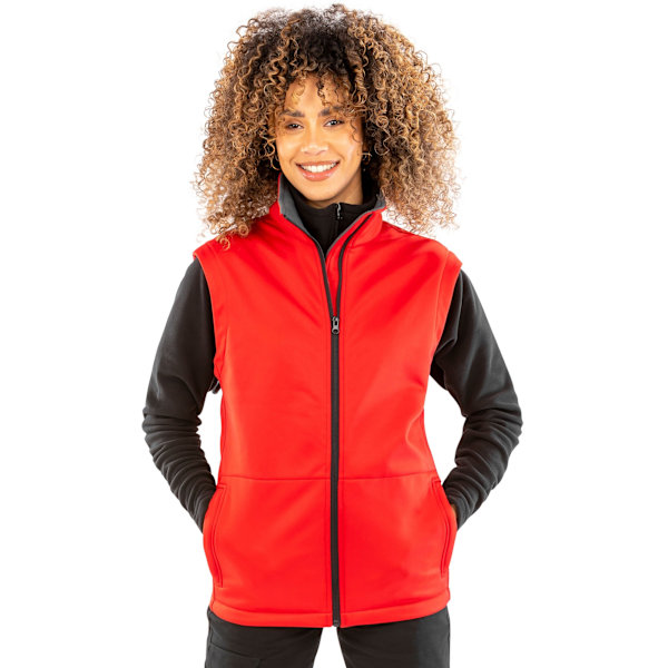 Result Core Unisex Vuxen Softshell Väst XL Röd Red XL