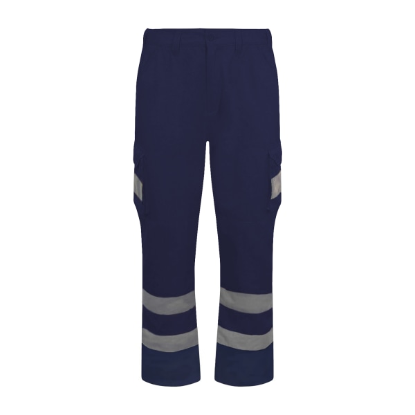 PRO RTX High Visibility Herr Cargo Byxor 3XL R Marinblå Navy 3XL R