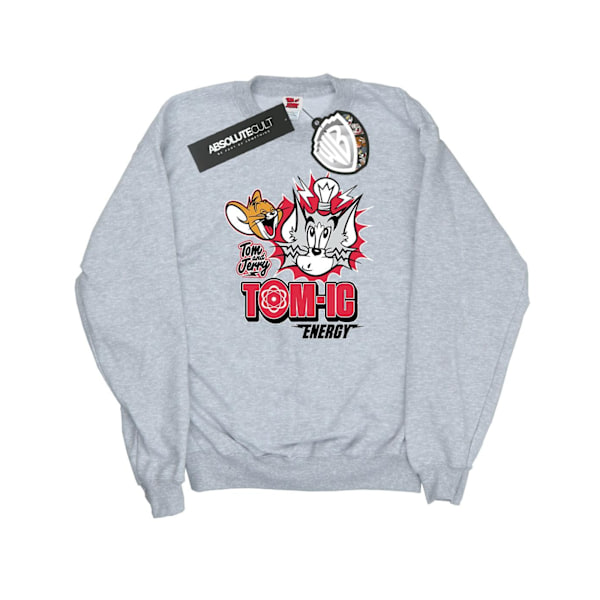 Tom And Jerry Tomic Energy Sweatshirt 3XL Sports Grey för män Sports Grey 3XL