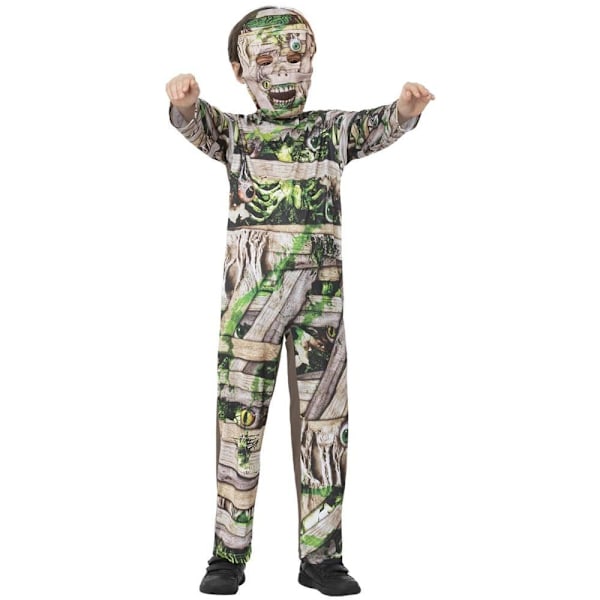 Smiffys Barn/Kids Zombie Mummy Kostym Set 7-9 År Brun Brown/Green 7-9 Years