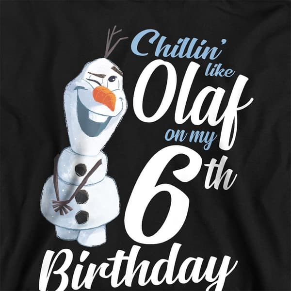 Frost Barn/Barn Chillin Like Olaf Heather 6-årsdagströja Athletic Heather 9-11 Years