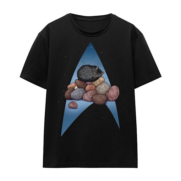 Star Trek Unisex Vuxen Five Year Nap T-Shirt XL Svart Black XL