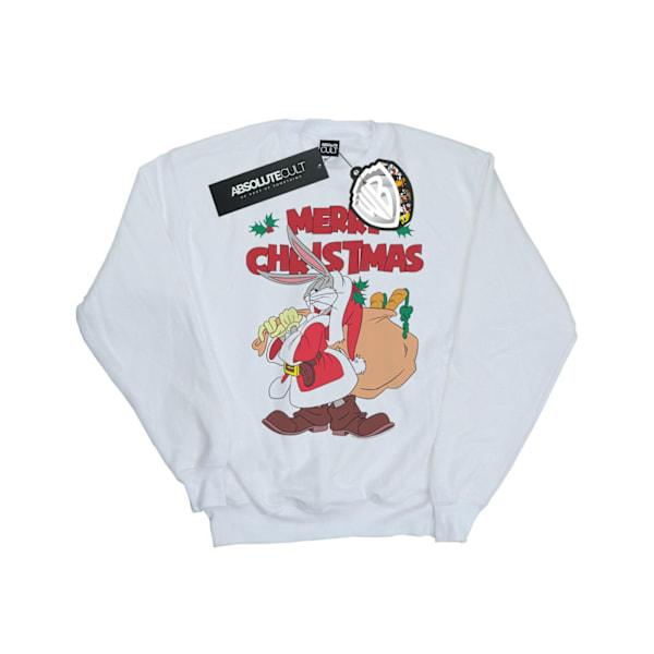 Looney Tunes Herr Santa Bugs Bunny Sweatshirt 4XL Vit White 4XL