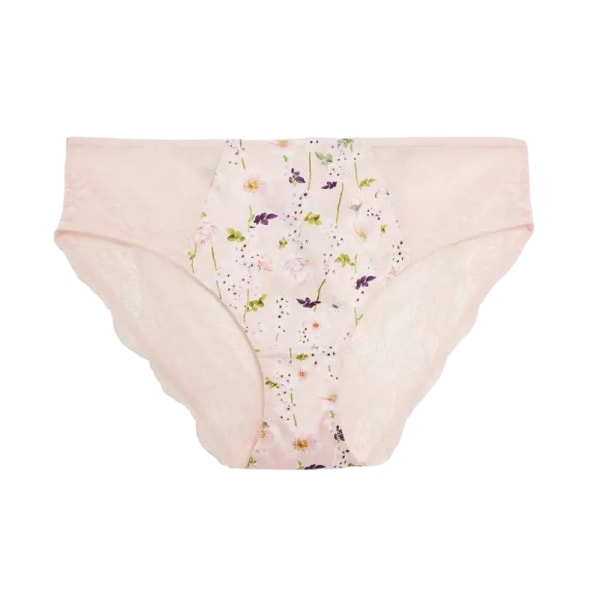 Underbara dam-/damblommiga Midi-shorts 14 UK ljusrosa Pale Pink 14 UK