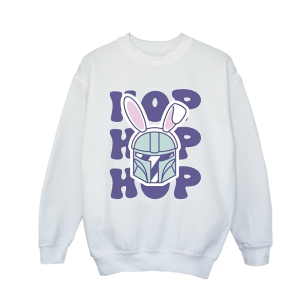 Star Wars Boys The Mandalorian Hop Into Easter Sweatshirt 3-4 år White 3-4 Years