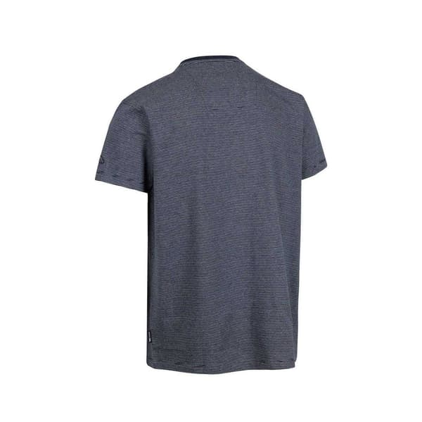 Trespass Herr Randig Garnfärgad Regular T-shirt L Marinblå Navy L