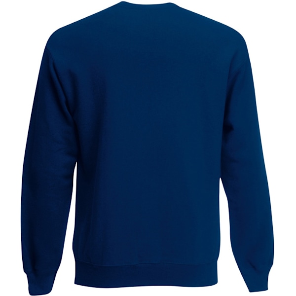 Fruit Of The Loom Herr Set-In Belcoro® Garn Sweatshirt 5XL Marinblå Navy 5XL