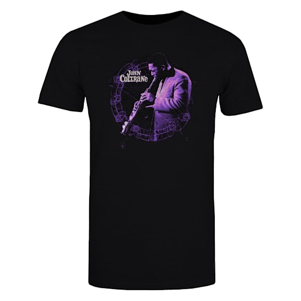 John Coltrane Unisex Vuxen Live Circle Bomulls T-shirt S Svart Black S